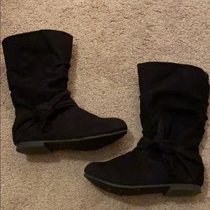 Black boots- toddler girl